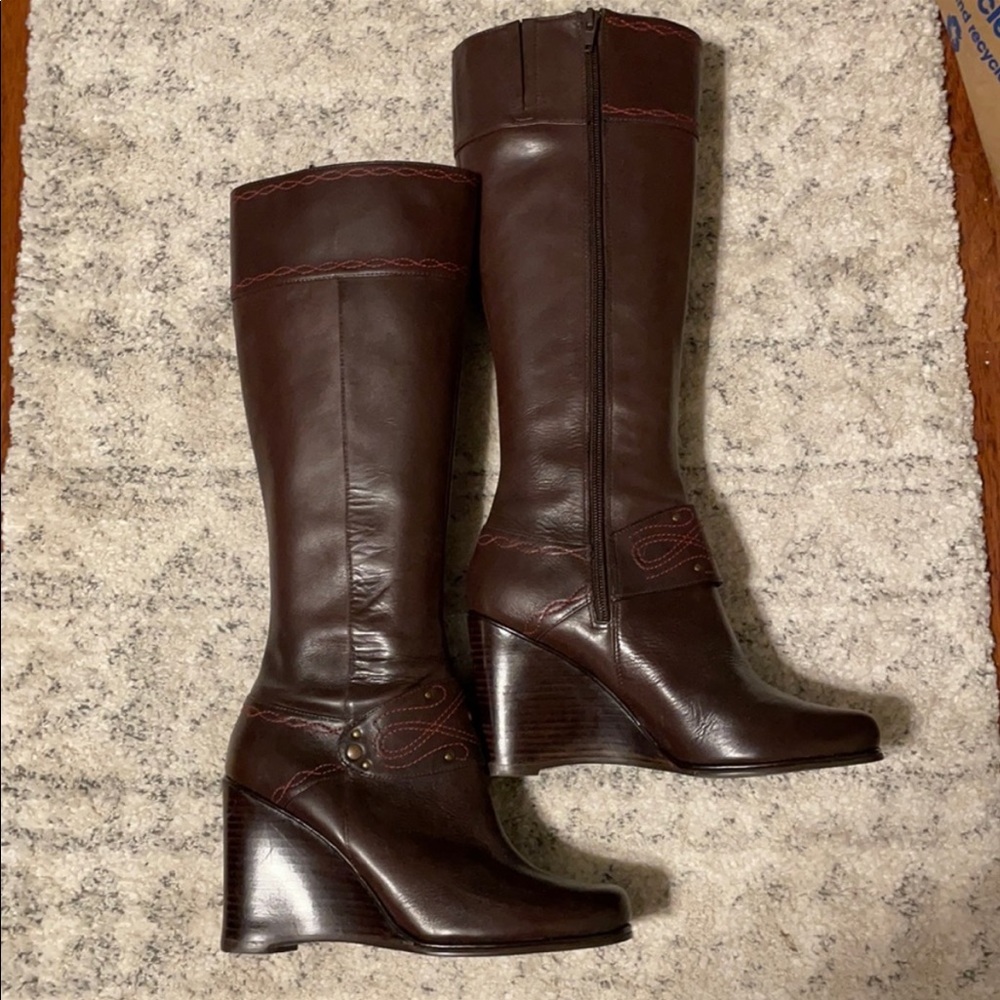 Charles David Leather Boots